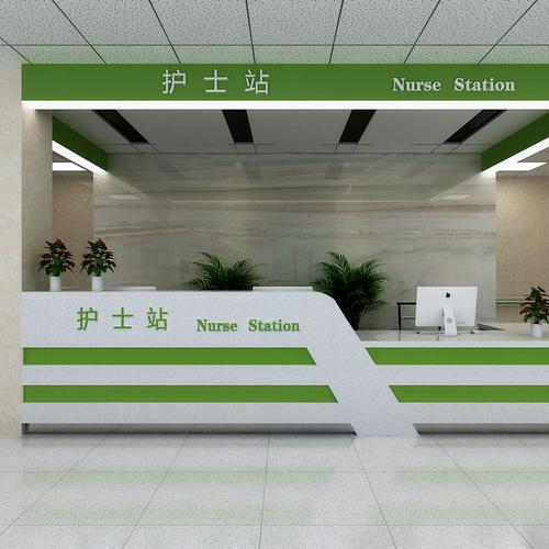 电解钢板护士信息工作站护士台医用家具钢质护士站咨询台厂家定做